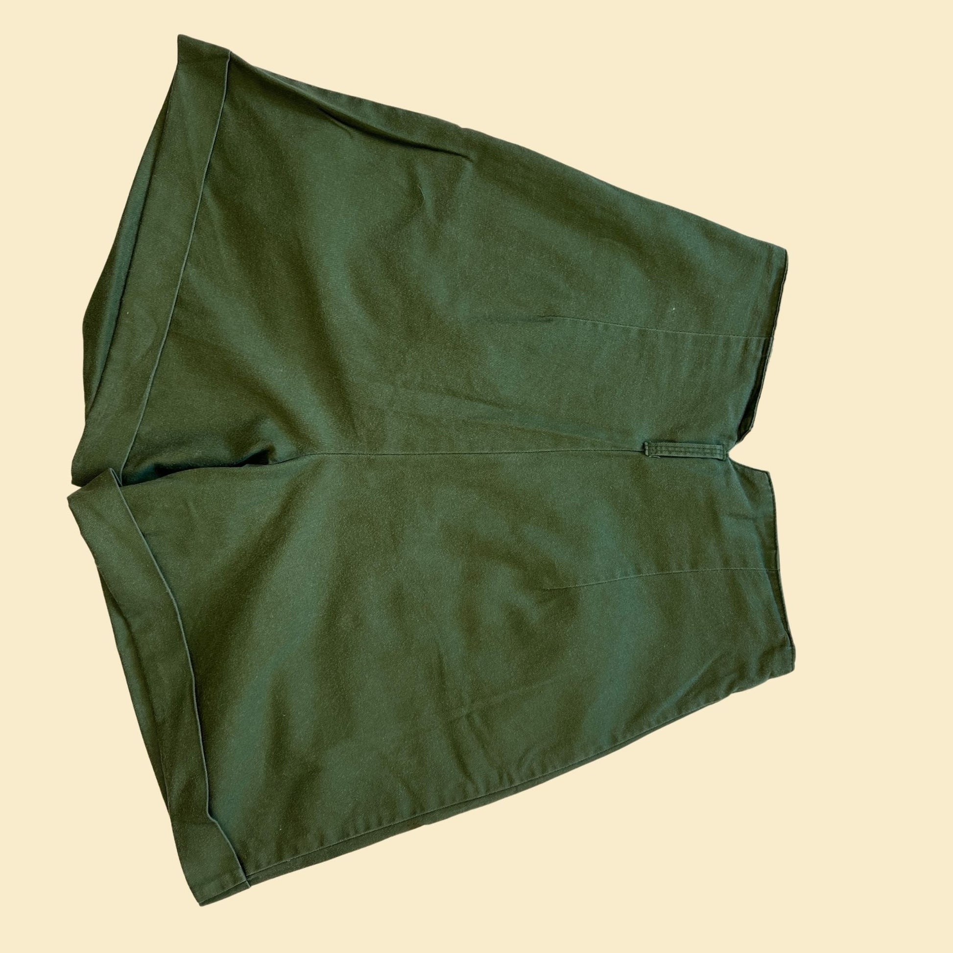 Vintage 90s The Limited green shorts, high waisted 1990s women's dark green shorts