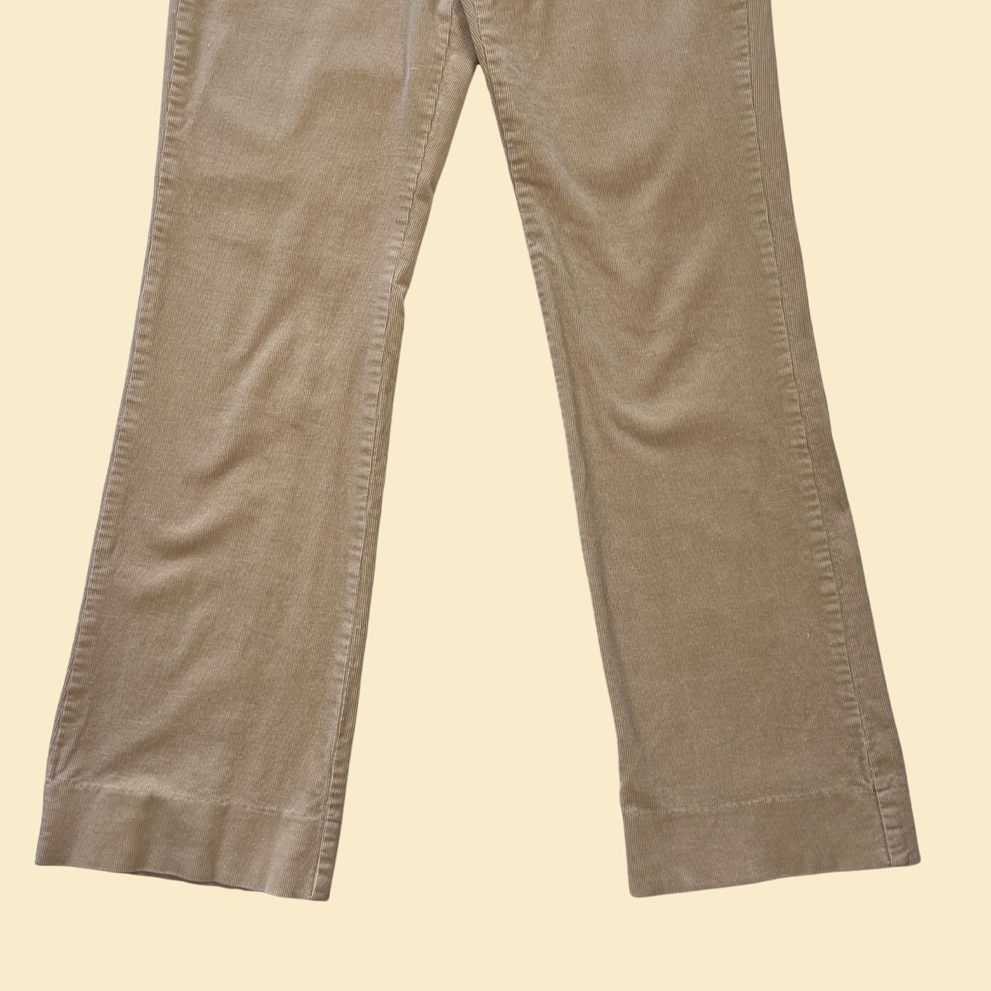 90s The Limited size 4 corduroy pants, beige/tan women's vintage 1990s cotton/spandex pants