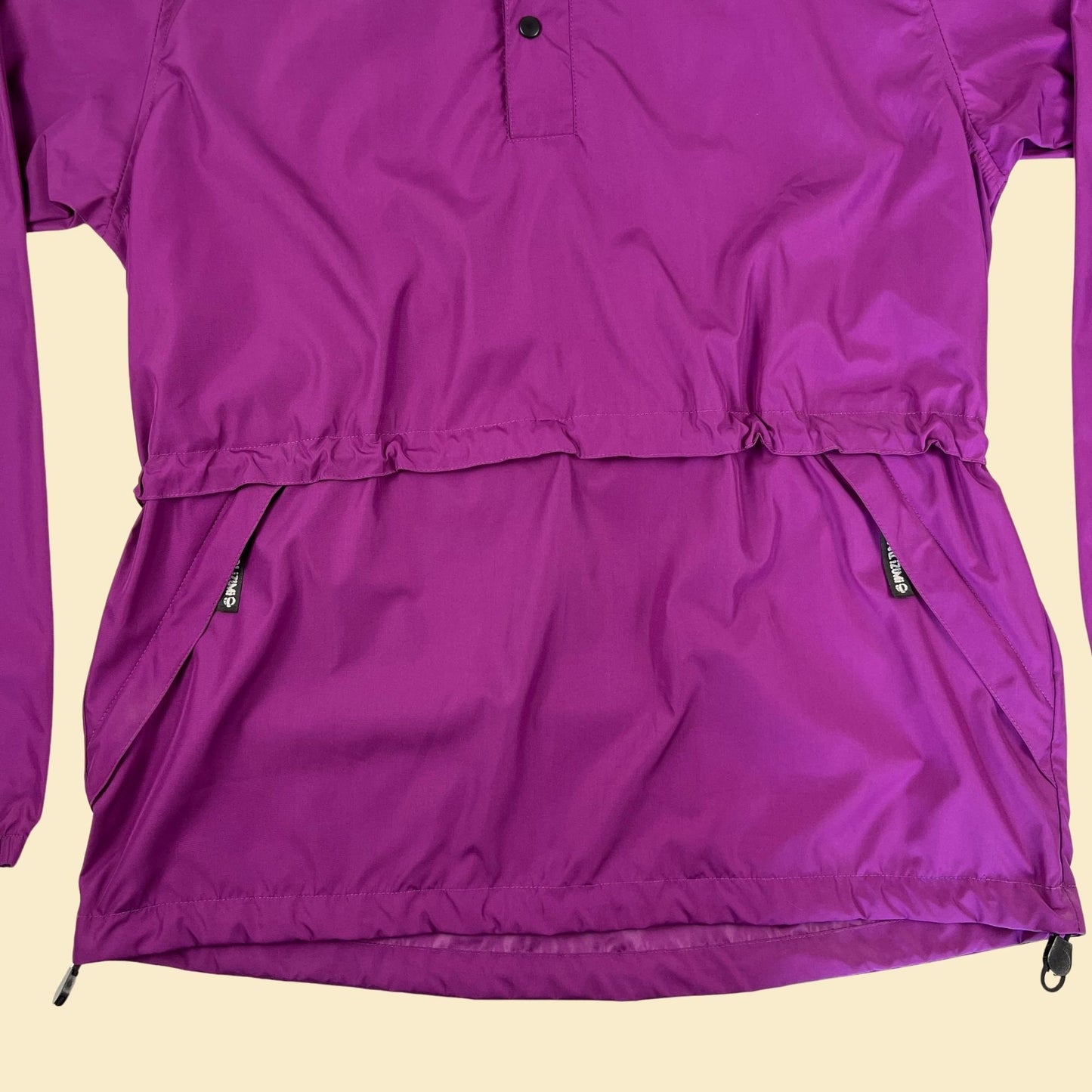 1980s Pearl Izumi purple jacket, size 10 women's vintage 80s new old stock windbreaker / bike jacket