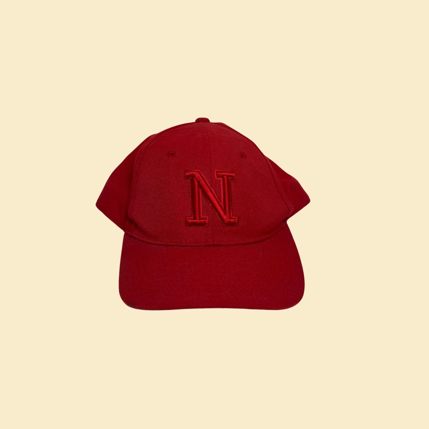 90s Nebraska Cornhuskers hat, size 7 1/4 vintage 1990s red baseball cap