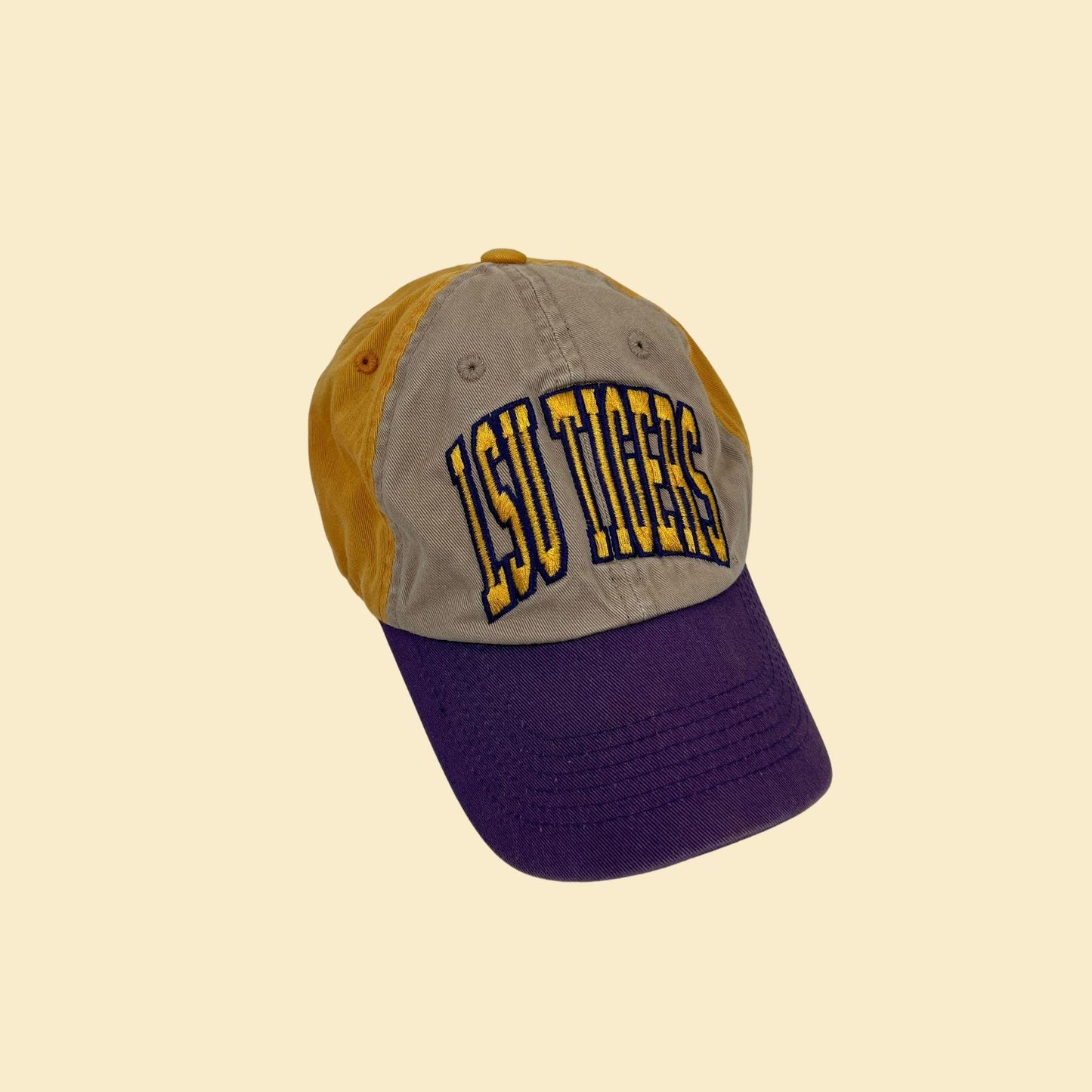 2000s LSU baseball cap, vintage Y2K Louisiana State University NCAA men's adjustable hat