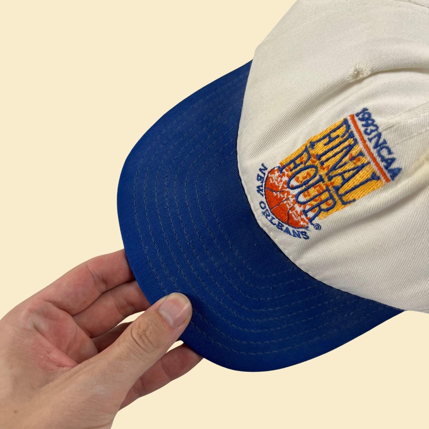 1993 NCAA Final Four snapback hat, vintage New Orleans NCAA adjustable hat