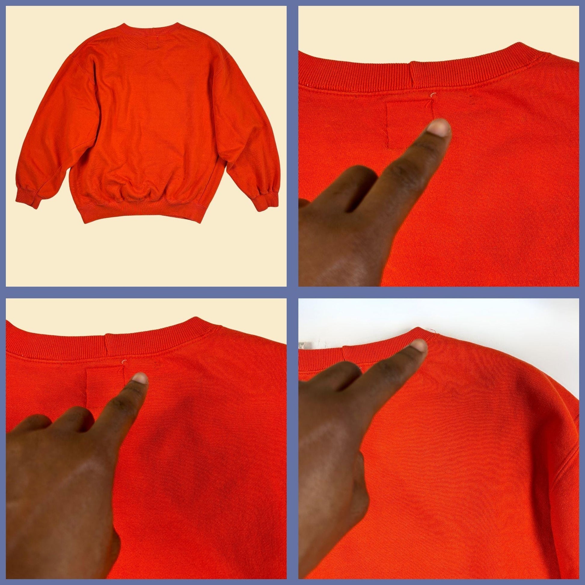 90s/Y2K GAP pullover L crewneck, vintage bright orange crew sweatshirt