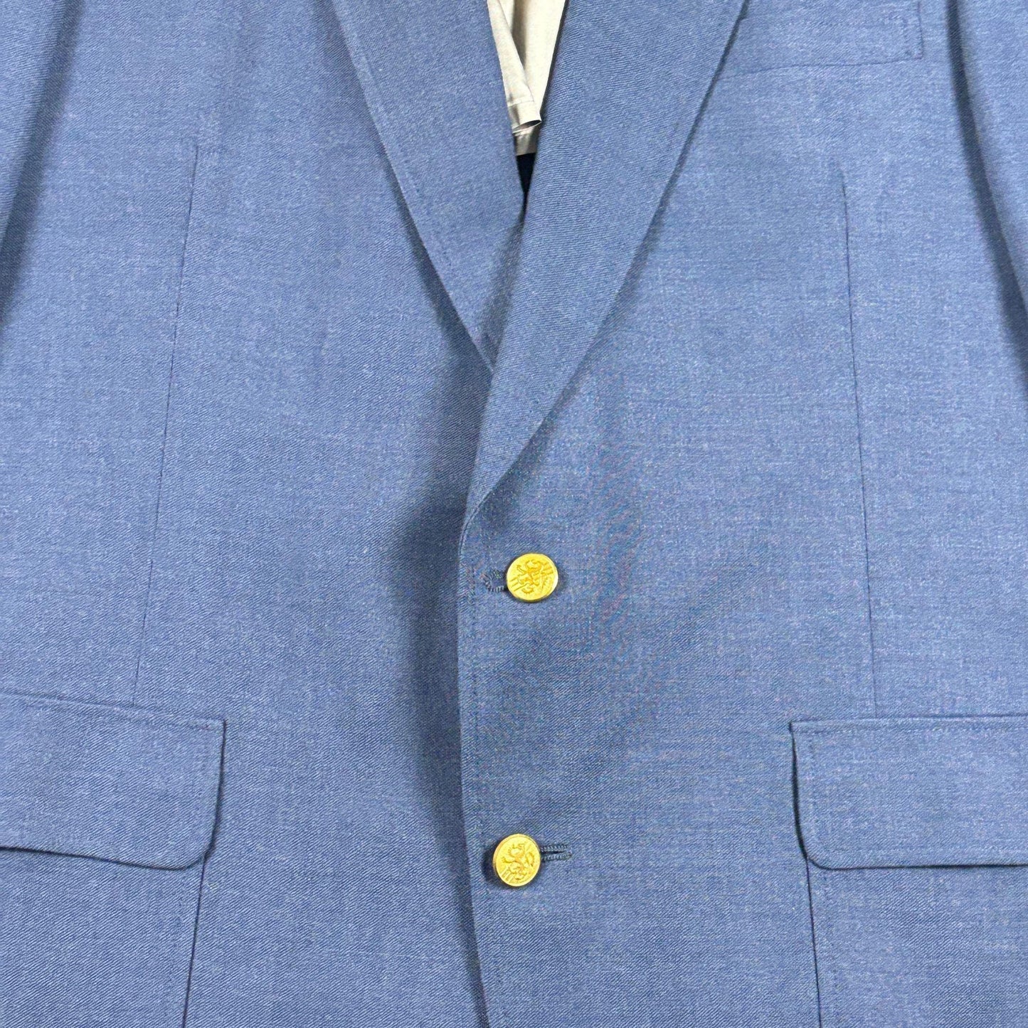 1980s Austin Reed blazer/suit jacket, vintage men's dark blue 48 (est.) jacket