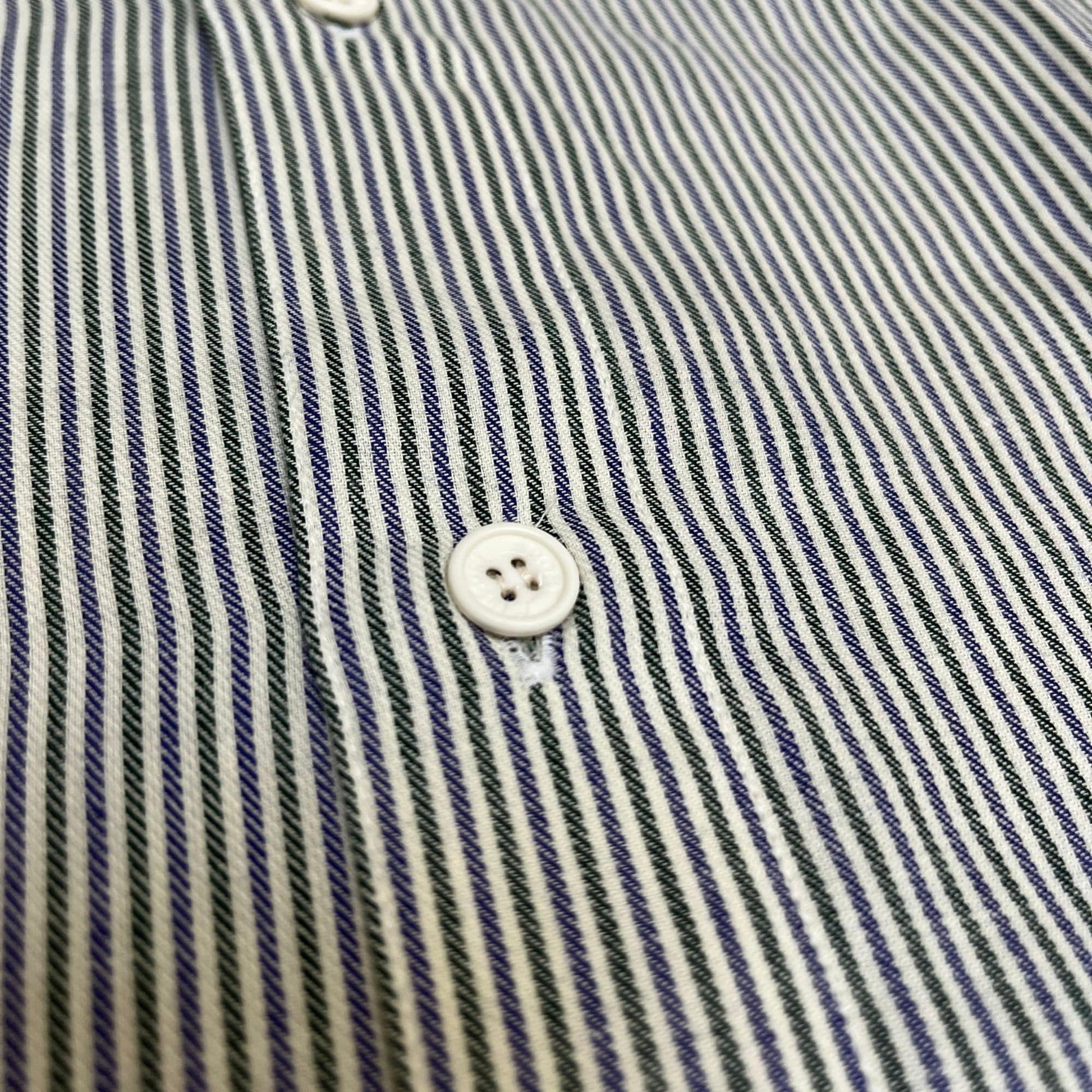 90s Missoni Sport shirt, vintage men's striped button down shirt by Missoni, 1990s purple green and white oxford