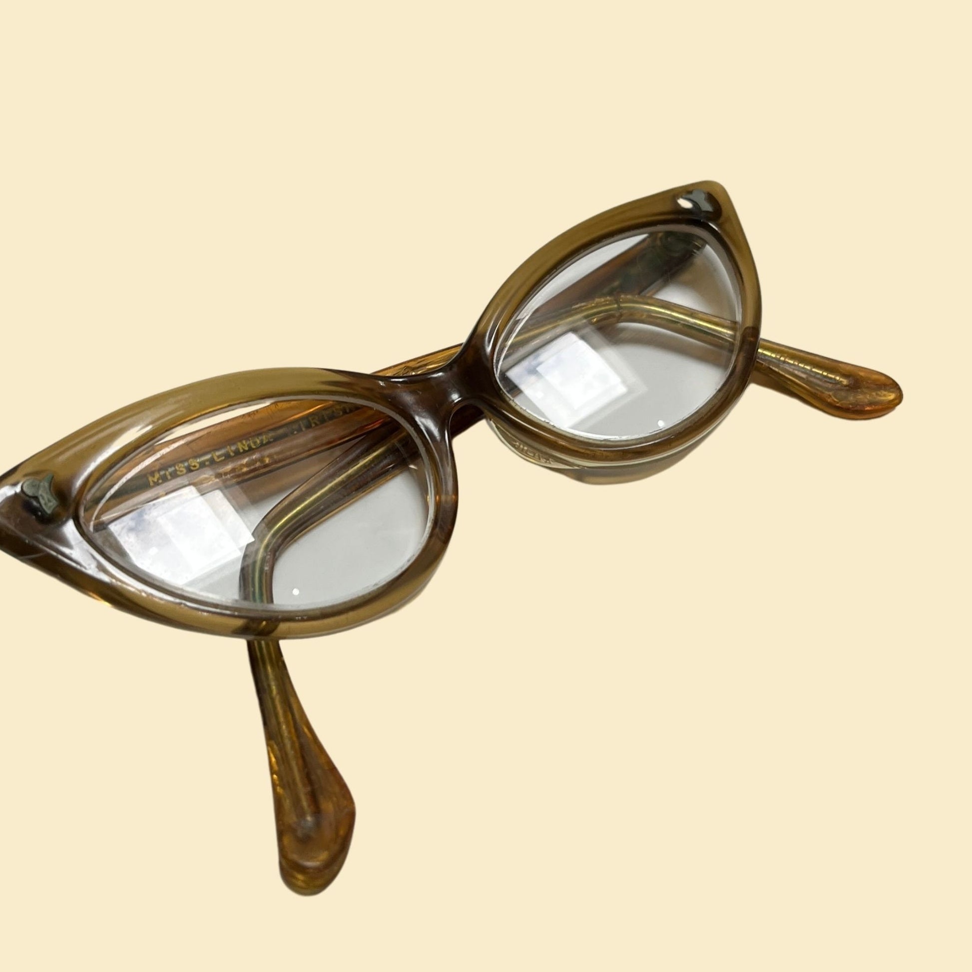 1960s cat eye glasses frames by Liberty Optical, vintage 60s women's eyeglasses frames